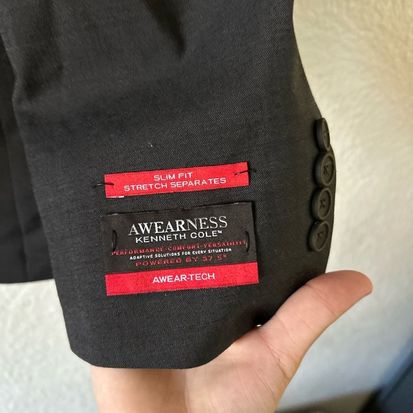 NWT Kenneth Cole Awarenss Awear-tech Sport Jacket 48R Formal Sleek Office - Picture 3 of 16